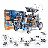 OMWay Robot Solar para Niños 7-9 Años, 12 en 1 Juegos Educativos Ciencia Kit Robotica Juguetes Niños 8 10 Años, Navideños Cumpleaños Regalos para Niño 11 12, DIY Experimentos Construcciones