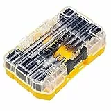 DEWALT DT70702-QZ - Juego Mixto de Alto Rendimiento para Atornillar y Taladrar, 40 Piezas, puntas 25mm - 85mm, Guía telescópica, Contenido en un Tough Case