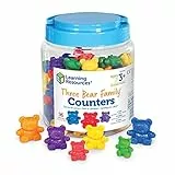 Learning Resources - Set de Ositos de Distintos tamaños y Pesos (69 Unidades), Colores Variados