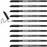 Rotulador edding punta fibra 1200 negro n.1 punta redonda 0.5 mm