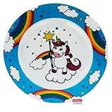 WMF Vajilla infantil con diseño de unicornio, 19 cm, porcelana, apto para lavavajillas, color y apto para alimentos