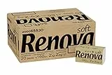 Renova Toallas Secamanos Zig-Zag | 20 Paquetes de 160 Unidades | 3.200 unidades | Papel Blanco 2 Capas
