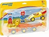 PLAYMOBIL 1,2,3 Coche de Carreras con Camión (6761)