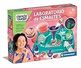 Clementoni, Laboratorio de esmaltes, Juego Educativo de Ciencias, Taller experimentos cosmética, Juguete niñas 8 años, Juguete en español (55487)