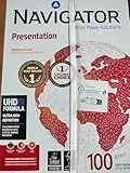 NAVIGATOR Presentation - Papel multifunción, 5 paquetes de 2500 hojas (A4, 100 g/m2), color blanco