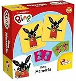 Lisciani - BING Memo - Juegos educativos - Juegos para niños a partir de 1 año - Juegos de animales - 32 juegos de cartas - Desarrollo de la lógica y la atención - Made in Italy