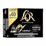 L'Or Espresso Café Cápsulas Ristretto - 40 Cápsulas Compatibles Nespresso