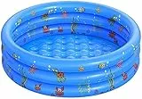 Piscina Inflable Ronda para Piscina de Agua para Interior y Exterior (100 CM)