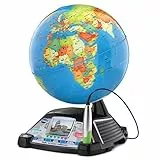 VTech - Globo terráqueo multimedia, el único con Pantalla LCD, +600 vídeos originales de la BBC, Regalo niños +7 años, Versión ESP