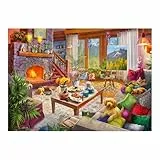 Ravensburger - Puzzle 1000 Piezas Casita Acojedora | Puzzle Adultos 70x50cm | Puzle 1000 Piezas | Rompecabezas Ilustrados