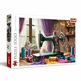 Trefl 1000 Piezas-Puzzle Que representa el Taller de un Sastre, para Adultos y niños Mayores de 14 años, Multicolor (10952)