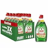 Fairy, Ultra Poder Lavavajillas Líquido a Mano, 4,5 L (10 x 450 ml), Óptimo Poder Antigrasa