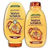 Garnier - Juego de 2 productos para el cuidado del cabello (2 unidades, champú reparador + acondicionador, 250 + 200 ml)