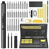 HOTO Juego de Destornilladores Precisión, Kit Destornilladores Profesionales 48 en 1, Mini Destornillador Electrico con Luz Led, Para Reparación Teléfono Móvil, Tableta, PC, Relojes