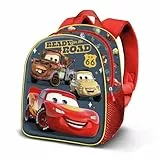 Disney Cars 3 Ready-Mochila 3D Elite, Rojo, 25 x 30 cm, Capacidad 7 L