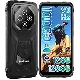 Blackview Fort 1 Android 15 Movil irrompible - Batería 10000mAh, 12GB RAM+128GB ROM/TF 2TB Mobile Rugged, 6.56' HD+ 90Hz Teléfono Movil, Gemini AI/NFC/OTG/GPS/3 Ranuras/IP68&IP69K/390g