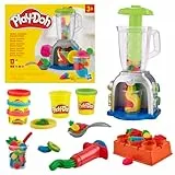 Play-Doh Hasbro Swirlin’ Smoothies, Batidora de Juguete para Niños y Niñas de 3 Años o Más, Juegos de Cocina, Manualidades Creativas