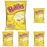 Ruffles Yorkeso - Patatas Fritas Onduladas, Queso, 150g (Paquete de 5)