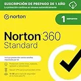 Norton 360 Estándar 2025|Antivirus 1 Dispositivo|1 año con renovación automática| Descarga digital