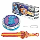 INFINITY NADO peonza para niños Juguete de Metal, Battle Tops peonza Lanzador Juguete, Spinning Tops niños de 5 6 7 8 9 10 11 12 años, Standard Pack Gold Warrior Phoenix