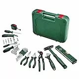 Bosch Home and Garden Juego de Herramientas de Mano Advanced, 52 Piezas, para Aficionados al Bricolaje, Larga Vida Útil, Materiales de Calidad, Características de Diseño Ergonómico