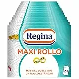 Regina Maxi Rollo Papel de Cocina - Paquete de 24 Rollos Equivalentes a 72 Estándar, 100 Maxi Hojas Decoradas de 2 Capas, Extra Absorbentes, Envase de Papel Reciclable, 100% Certificado FSC