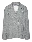 VERO MODA Vmrinnamadison Chaqueta de Lana Ga PRM, Gris Claro, S Mujeres