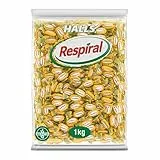 Halls Respiral Caramelos Sabor Miel y Mentol, Sin Gluten, Bolsa de 1 Kg