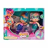 Bizak Super Cute Mini Sirenas Kala y Gabi de 12 cm de Alto con Colas articuladas. Podrán Jugar Dentro y Fuera del Agua (64320046)