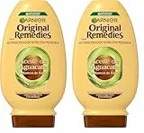 Garnier Original Remedies Aceite de aguacate y manteca de karité Acondicionador para pelo rebelde y encrespado 250 ml (Paquete de 2)