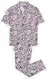 Women'secret Pijama Camisero 1% algodón Flores