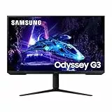 SAMSUNG LS27DG300EUXEN - Monitor Gaming Odyssey G3 de 32' Full HD (1920 x 1080, 16:9, 180Hz, 1ms, Panel IPS, AMD FreeSync, Modo Eye Saver, Flicker Free), Negro, Versión 2024