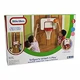 Little Tikes Attach 'n Play Juego de baloncesto - Diversión en interiores - Altura ajustable - Juego activo - Incluye pelota - Edad: Para niños de 24 meses a 5 años