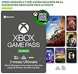Xbox Suscripción Game Pass Ultimate - 3 Meses | Forza Horizon 4 se incluye con la suscripción | Xbox One/Windows 10 PC - Código de descarga