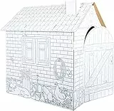 Small Foot - Casa de Juegos de cartón 10015, de 3 a 18 años.