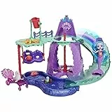 Enchantimals Royal Ocean Kingdom Parque acuático de Shayda Sea Lion Muñeca con Set de Juego de Agua, Mascotas y Accesorios (Mattel HCG03)
