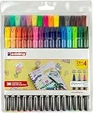 Edding 4-1200-30 - Pack Rotuladores 1200 26+4 - Colores Clasicos/Neon/Pastel
