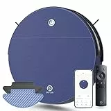 OKP Robot Aspirador, 2200Pa Autocargable Robot Aspirador y Fregasuelos, Aspirador Mascotas con Caja de Polvo de 500ML, Delgado, Silencioso, App/Alexa Control, para Mascotas y Piso, K3
