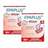 EPAPLUS Intensive – Colágeno TIPO II Nativo - Pack 2 Unidades de 30 Comprimidos (60 en total) - Con Silicio, Ác. Hialurónico, Manganeso y Vitaminas B1, B2, B6, C y E