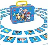 Spin Master Games - JUEGOS DE MESA PATRULLA CANINA MEMORY, Juego de Memoria MEMO de 72 Cartas, con Maletín de Transporte Metálico, 2-6 Jugadores, Juegos de Mesa Niños 3 años +