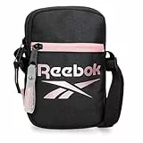 Reebok Beverly Bandolera Pequeña Negro 12x17x2,5 cms Poliéster