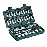 Mannesmann - M 2040 - Juego de llaves de vaso 1/4', 46 piezas