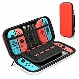 HEYSTOP Bolsa Protectora para Switch Bolsa de Almacenamiento Ultraligera para Switch/OLED Resistente a Golpes e Impactos con 12 Ranuras para Tarjetas + Bolsa para Accesorios