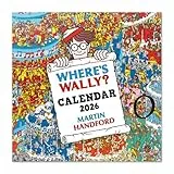 Grupo Erik Calendario 2026 pared Donde esta Wally? - Almanaque pared 2026 : Planificador mensual Con espacio para Anotar, Ilustraciones y Fácil de colgar (30x30cm)