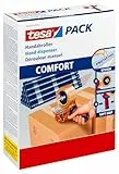 tesa Dispensador Manual Economy - Dispensador de Cinta Adhesiva Manual para Cintas de Embalaje de hasta 50 mm de Ancho