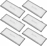 INF Pack de 6 filtros de aspiradora para Robots aspiradores Roborock S8 Pro Ultra, S8+, S8, S7, S7+, S7 MaxV, S7 MaxV-Plus, S7 MAX-V Ultra, filtros HEPA Lavables