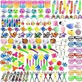 Lubibi Juguetes de Fiesta a Granel,160pcs Juguetes Para Piñatas Cumpleaños, Rellenar Bolsas de Fiesta,Sorteo de Cumpleaños Para Niños,Regalos de Fiesta de Cumpleaños de Navidad Para Niños y Niñas