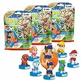 INKEE Pack de 3 Bombas de Baño Infantiles de Paw Patrol con Regalo Sorpresa figurita de la Patrulla Canina para Bañera, aroma a gominola de cola