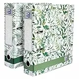 Oxford Archivadores de palanca A4, hojas paquete de 2, carpetas resistentes