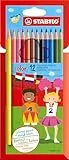 Lapiz de color STABILO color - Estuche con 12 colores